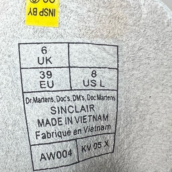 DR. MARTENS NEW Women's Sinclair Leather Platform Boots Size 8 #524 - Picture 8 of 9